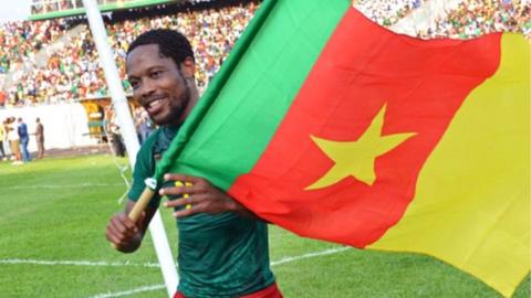 Cameroon forward Jean Makoun