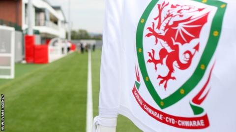 FAW logo on a corner flag