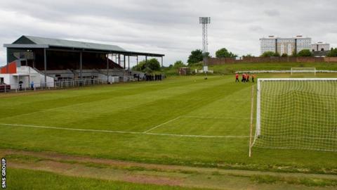 Cliftonhill, home of Albion Rovers