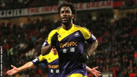 Swansea's Wilfried Bony