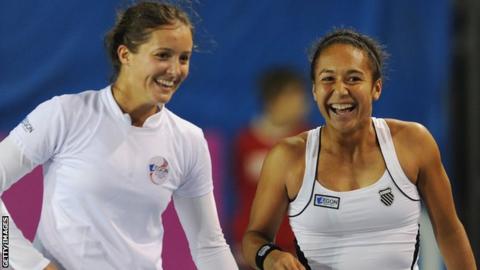 Laura Robson and Heather Watson