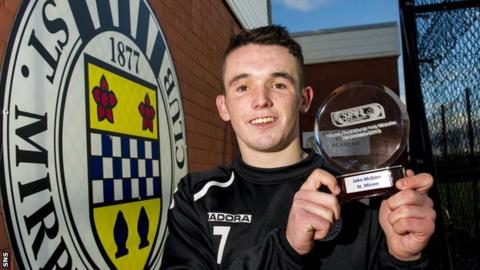 St Mirren's John McGinn