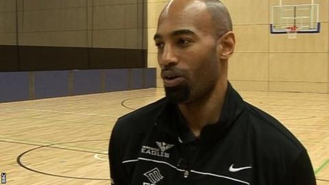 Newcastle Eagles player-coach Fab Flournoy