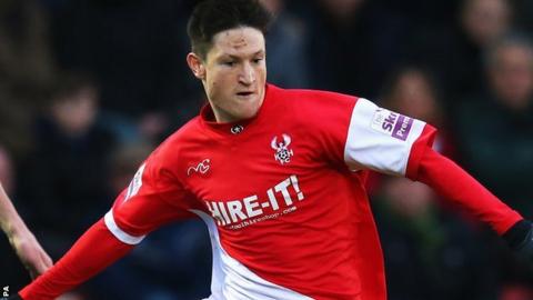 Kidderminster Harriers striker Joe Lolley