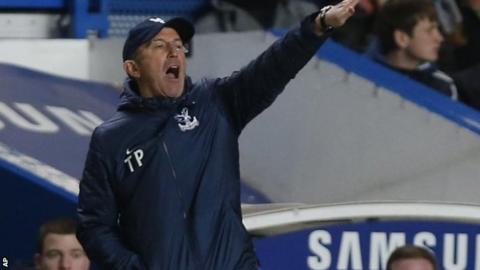 Crystal Palace manager Tony Pulis