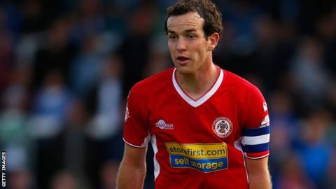 Luke Joyce playing for Accrington Stanley