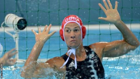 Captain Rosie Morris in action for Great Britain