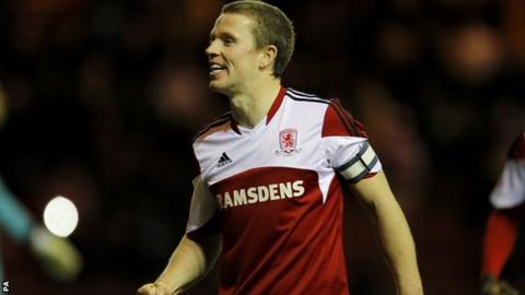 Middlesbrough midfielder Grant Leadbitter