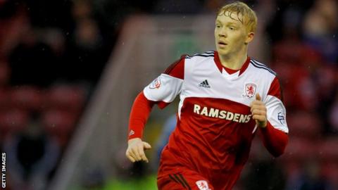 Middlesbrough's Luke Williams