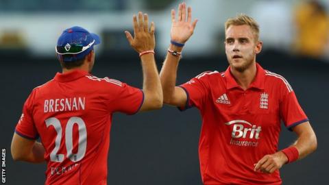 Tim Bresnan and Stuart Broad