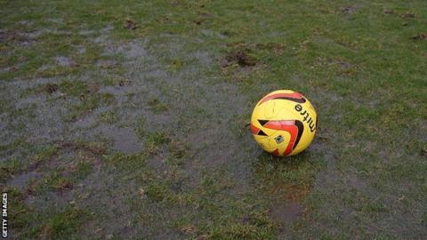 The pitch at Northampton Town's Sixfields Stadium