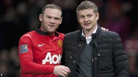 Wayne Rooney and Ole Gunnar Solskjaer