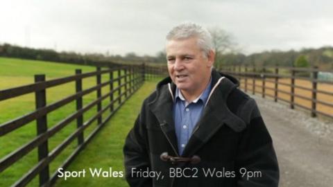 Sport Wales: Warren Gatland at the gallops