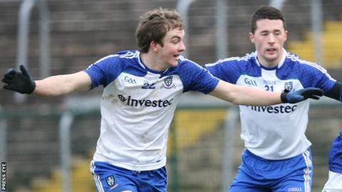 Jack McCarron (left) and Christopher McGuinness will both start for Monaghan against Down