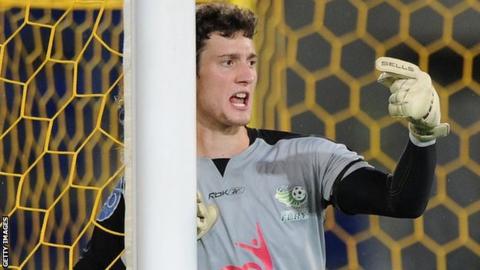 Sebastian Usai in action for North Queensland Fury