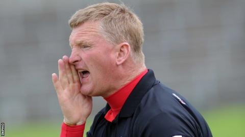 Down hurling manager Gerard Monan