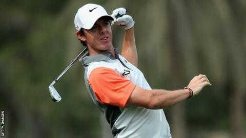 mcilroy rory final dubai desert classic round falls away leaderboard bbc sport