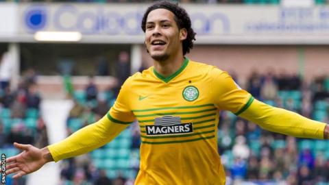 Celtic defender Virgil van Dijk