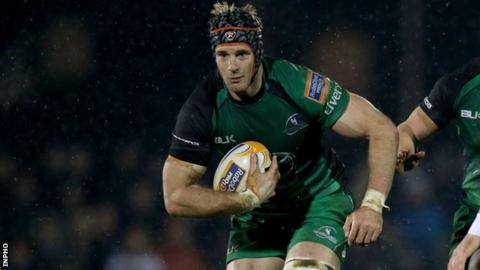 Craig Clarke in action for Connacht