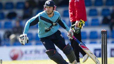 Scotland cricketer Preston Mommsen