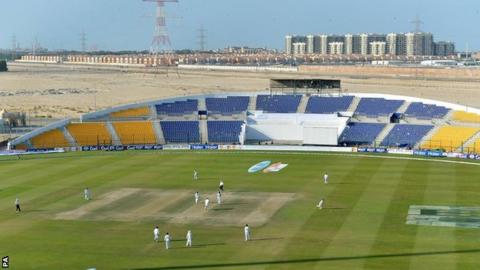 The Sheikh Zayed Stadium in Abu Dhabi