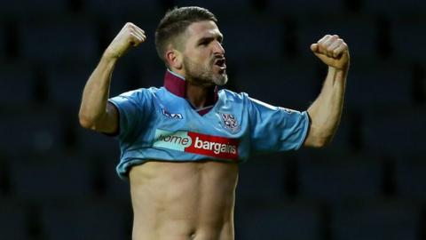Tranmere Rovers striker Ryan Lowe