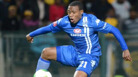 Thuso Phala of South Africa's SuperSport United