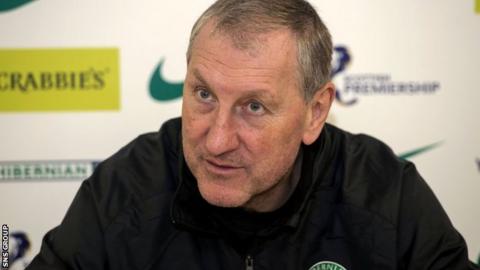 Hibernian manager Terry Butcher