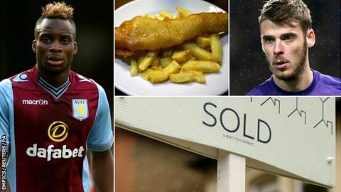 Yacouba Sylla, fish and chips, David De Gea and a 'sold' sign outside a house