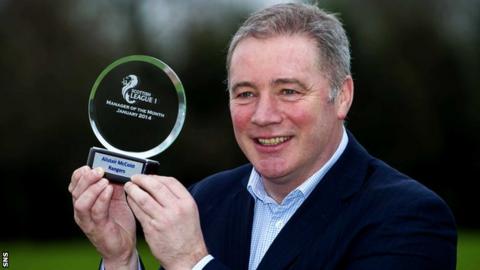 Rangers manager Ally McCoist