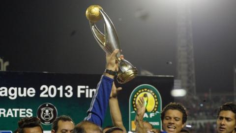 The African Champions League trophy
