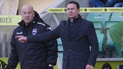Derek Adams felt Ross County did not deserve to lose at Easter Road