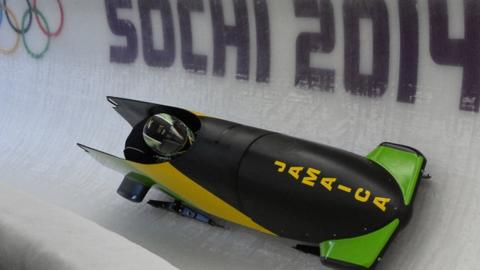 Jamaican bobsleigh team