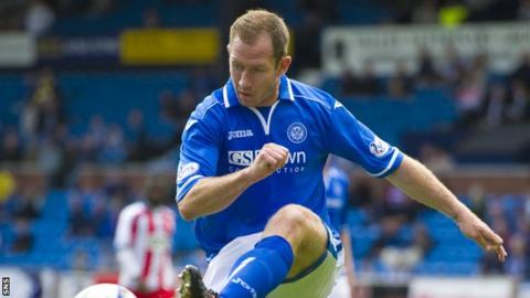 St Johnstone defender Frazer Wright