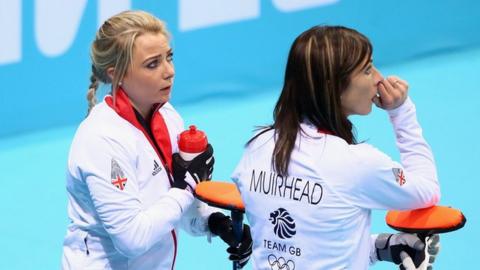 Anna Sloan and Eve Muirhead