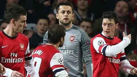 Mathieu Flamini Mesut Ozil
