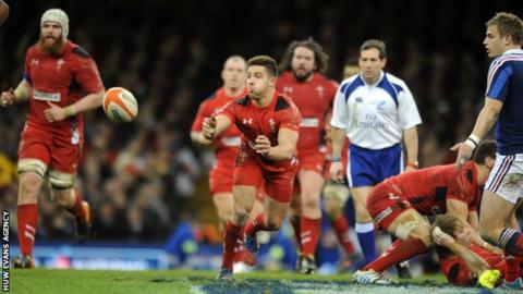 Wales scrum-half Rhys Webb