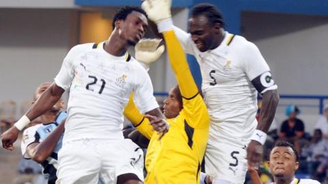 John Mensah (left) and John Boye (right)