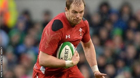 Wales lock Alun Wyn Jones