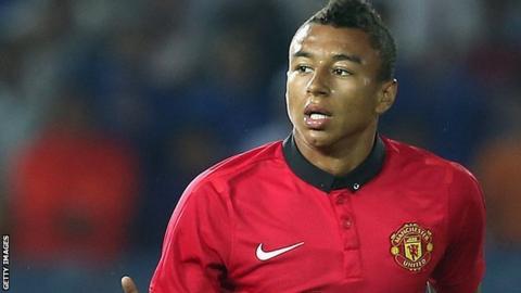 Manchester United striker Jesse Lingard