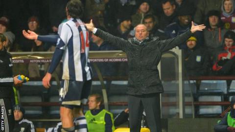 West Brom manager Pepe Mel