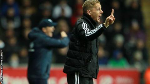 Swansea manager Garry Monk