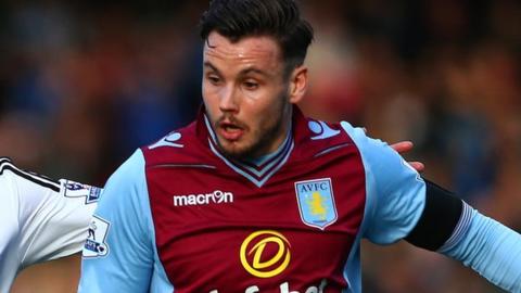 Aston Villa's Australian midfielder Chris Herd