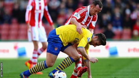 Charlie Adam (top) and Olivier Giroud
