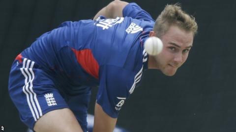 England's Stuart Broad