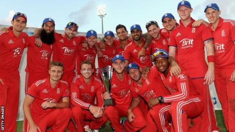 England celebrate win