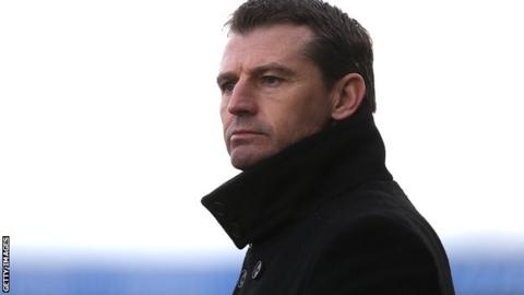 Hartlepool United manager Colin Cooper