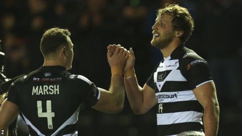 Widnes celebrate