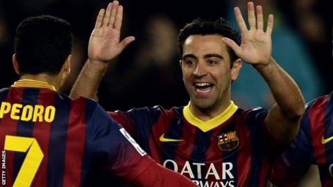 Barcelona's Xavi