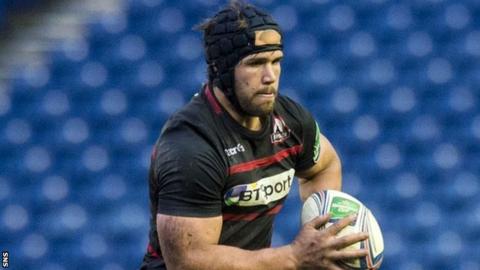 Edinburgh lock Izak van der Westhuizen